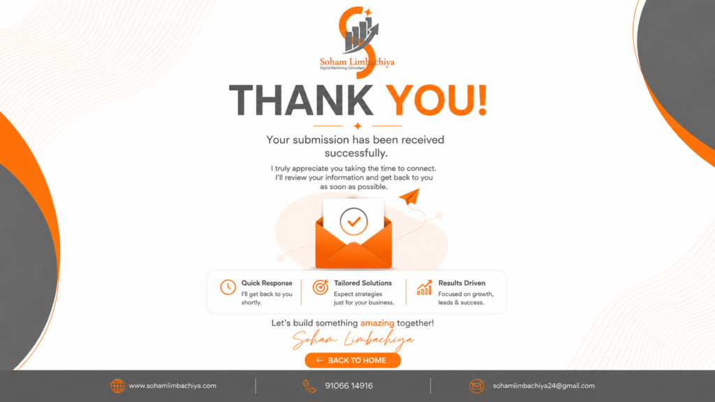 thank you page